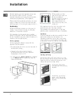 Предварительный просмотр 2 страницы Hotpoint SE48101PGX Operating Instructions Manual