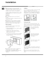 Preview for 2 page of Hotpoint SE89PG X Operating Instructions Manual