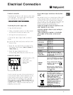 Preview for 3 page of Hotpoint SE89PG X Operating Instructions Manual