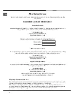 Preview for 14 page of Hotpoint SE89PG X Operating Instructions Manual