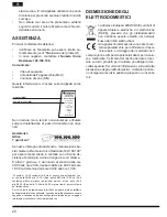 Предварительный просмотр 20 страницы Hotpoint SI E40 BA0 Operating Instructions Manual