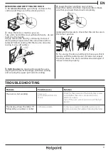 Предварительный просмотр 11 страницы Hotpoint SI6874SHIX Daily Reference Manual