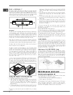 Предварительный просмотр 8 страницы Hotpoint SMP 85 series Operating Instructions Manual