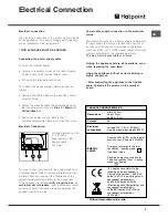 Предварительный просмотр 3 страницы Hotpoint SQ892I Operating Instructions Manual