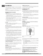 Preview for 6 page of Hotpoint STF Series Operating Instructions Manual