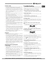 Preview for 9 page of Hotpoint STF Series Operating Instructions Manual