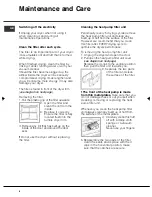 Preview for 6 page of Hotpoint SUTCD GREEN 9A1 Instruction Booklet