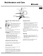 Preview for 7 page of Hotpoint SUTCD GREEN 9A1 Instruction Booklet