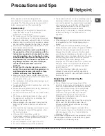 Preview for 11 page of Hotpoint SX 1038L CX S Operating Instructions Manual