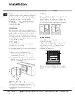 Предварительный просмотр 2 страницы Hotpoint SX 1049L CX S Operating Instructions Manual