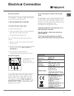 Предварительный просмотр 3 страницы Hotpoint SY36B Operating Instructions Manual