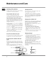 Предварительный просмотр 14 страницы Hotpoint TCAL 83 Instruction Booklet