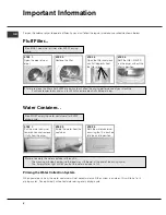 Предварительный просмотр 2 страницы Hotpoint TCAM 80 Instruction Booklet