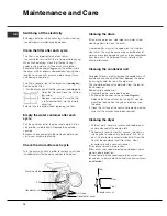 Предварительный просмотр 10 страницы Hotpoint TCAM 80 Instruction Booklet