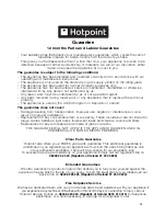 Предварительный просмотр 15 страницы Hotpoint TCAM 80 Instruction Booklet