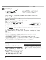 Preview for 10 page of Hotpoint TCD ET 77 Instruction Booklet