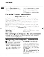 Preview for 16 page of Hotpoint TCD ET87 Instruction Booklet