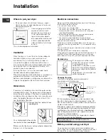 Preview for 4 page of Hotpoint TCEL 87B Experience Instruction Booklet