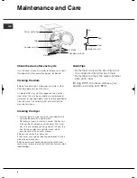 Preview for 6 page of Hotpoint TCEL 87C Instruction Booklet