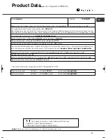 Preview for 17 page of Hotpoint TCF SM 87B Instruction Booklet