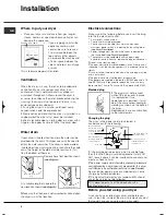 Предварительный просмотр 4 страницы Hotpoint TCFG 87C Instruction Booklet