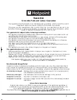 Предварительный просмотр 19 страницы Hotpoint TCFG 87C Instruction Booklet