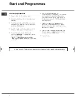 Preview for 6 page of Hotpoint TCFM 70C Futura Instruction Booklet