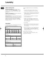 Preview for 8 page of Hotpoint TCFM 70C Futura Instruction Booklet