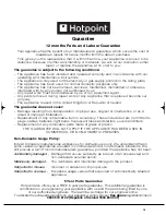 Preview for 15 page of Hotpoint TCFM 70C Futura Instruction Booklet