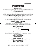 Preview for 16 page of Hotpoint TCFM 70C Futura Instruction Booklet