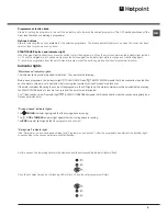 Preview for 9 page of Hotpoint TCFS 73B Instruction Manual