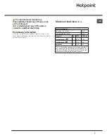 Предварительный просмотр 3 страницы Hotpoint TCFS 835B Instruction Booklet