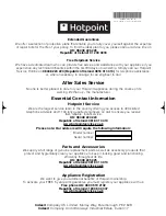 Preview for 16 page of Hotpoint TCL780 Instruction Booklet