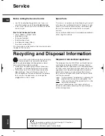 Preview for 18 page of Hotpoint TCUD 97B Instruction Booklet