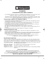 Preview for 19 page of Hotpoint TCUD 97B Instruction Booklet