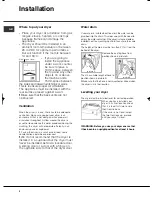 Preview for 2 page of Hotpoint TDHP 871 Instruction Booklet