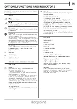 Предварительный просмотр 7 страницы Hotpoint TDWSF83BEPUK Reference Manual