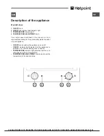 Предварительный просмотр 3 страницы Hotpoint TEPPAN YAKI UK Operating Instructions Manual