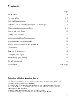 Preview for 3 page of Hotpoint TFA53 User Handbook Manual