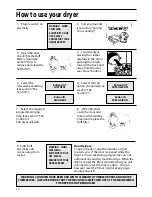 Preview for 10 page of Hotpoint TFA53 User Handbook Manual