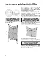 Preview for 14 page of Hotpoint TFA53 User Handbook Manual