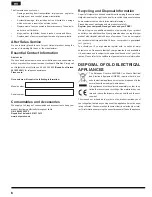 Preview for 6 page of Hotpoint TT 22M UK Operating Instructions Manual