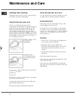 Предварительный просмотр 14 страницы Hotpoint TVEL 75 Experience Instruction Booklet