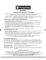 Предварительный просмотр 19 страницы Hotpoint TVEL 75 Experience Instruction Booklet