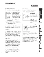 Preview for 3 page of Hotpoint TVEL 75C Experience Instruction Booklet