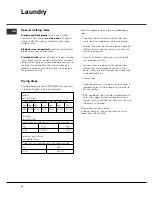 Preview for 12 page of Hotpoint TVEL 75C Experience Instruction Booklet