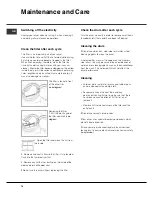 Preview for 14 page of Hotpoint TVEL 75C Experience Instruction Booklet