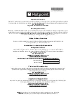 Preview for 20 page of Hotpoint TVEL 75C Experience Instruction Booklet