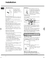 Preview for 4 page of Hotpoint TVFM 60 Futura Instruction Booklet