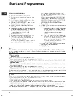 Preview for 6 page of Hotpoint TVFM 60 Futura Instruction Booklet